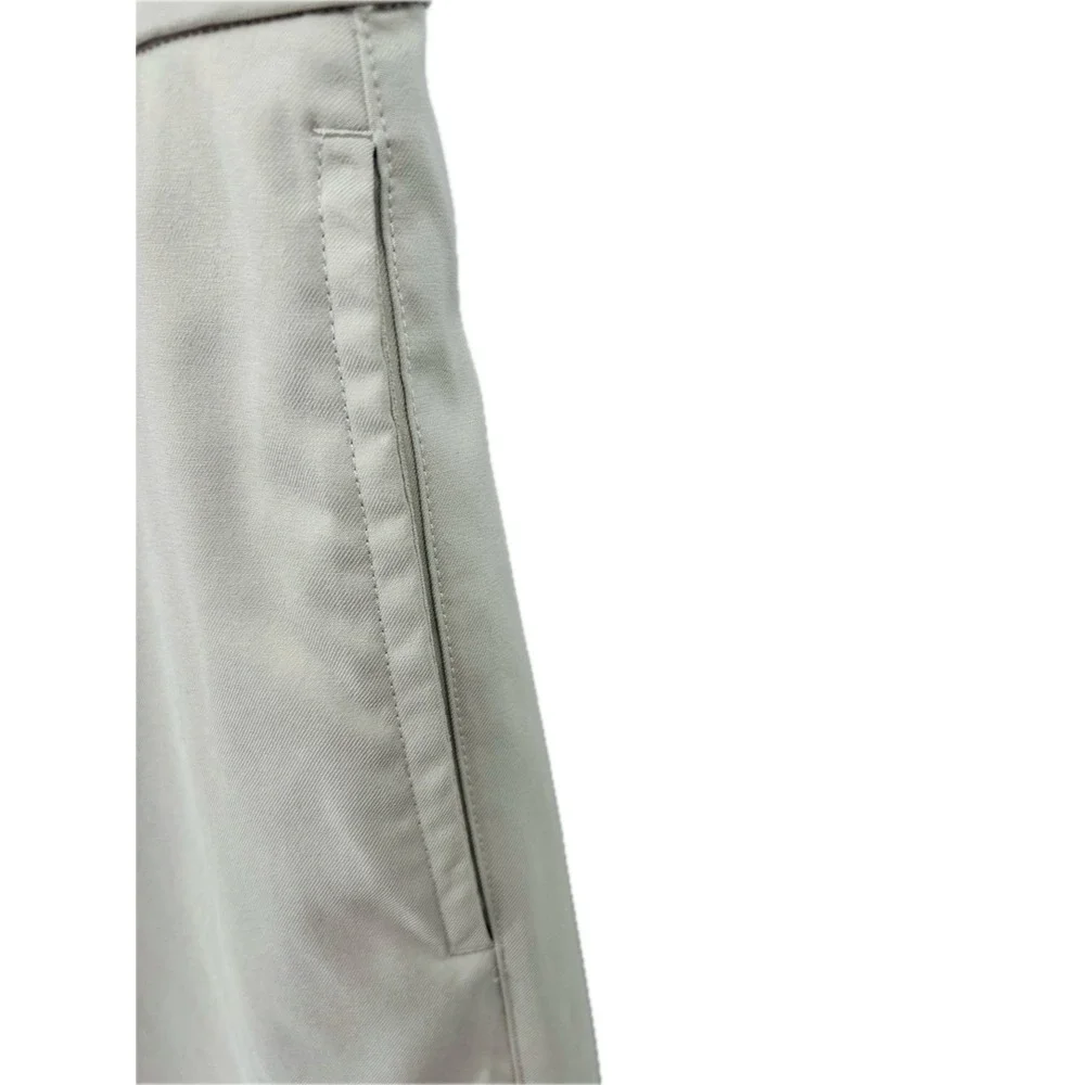 Nike Dri Fit Mens Shorts 34 Tan Khaki Golf Standard Fit Logo Pockets RN56323